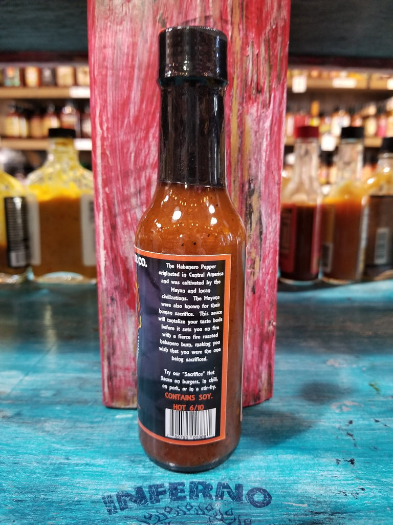 Sacrifice Fire Roasted Habanero Sauce from Angry Goat Pepper Co.
