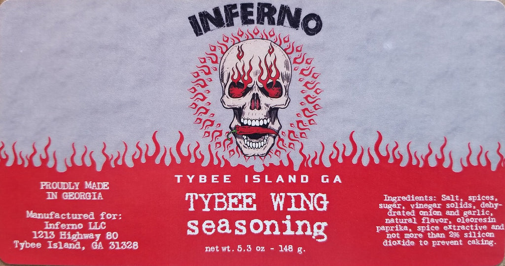 Inferno Tybee Wing Seasoning
